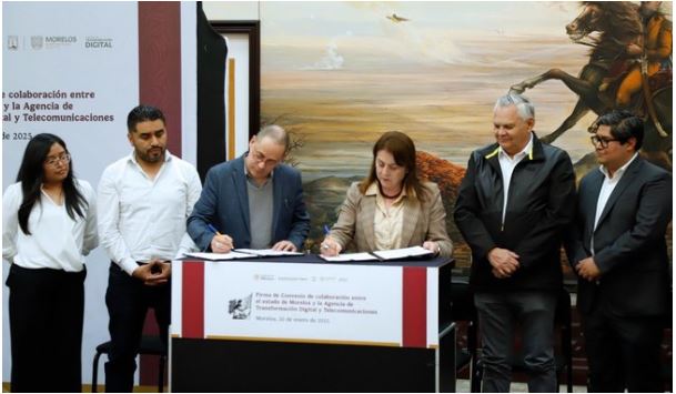 Convenio de Colaboración entre el Gobierno de Morelos y la Agencia de Transformación Digital y Telecomunicaciones